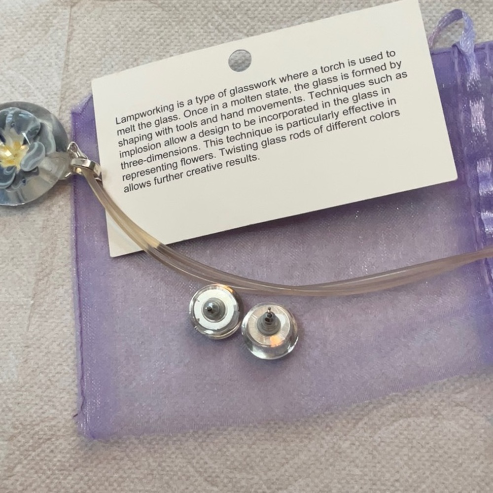 PENDANT AND MATCHING EARRING NEW - Picture 5 of 8